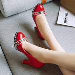 Chaussures Pin Up Rouge