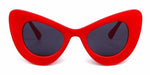 lunette oeil de chat rouge années 50