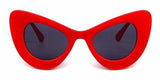 lunette oeil de chat rouge années 50