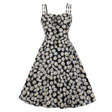 Robe Noire Rockabilly Courte