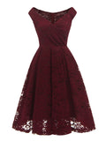 Robe Rouge Vintage Années 60 Chic