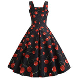Robe Vintage avec des Cerises