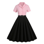Robe Rose Bustier Rockabilly