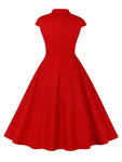 Robe Fille Rouge Style Années 30
