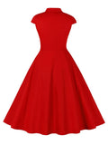 Robe Fille Rouge Style Années 30