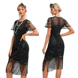 Robe Foncée Style Années 20 Grande Taille