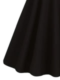 Robe Noire Élégante Années 30