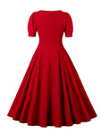 Robe Manches Bouffantes Années 30