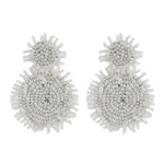 Boucle d’Oreille en Perle Style Retro - Z2094