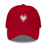 Casquette Coeur Flammes Retro Vintage