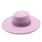 Chapeau Retro - Violet / Taille 57-60 cm