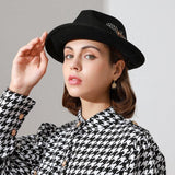 Chapeau Retro Femme - Noir / Taille unique