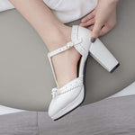 Chaussures Blanches Pin-Up