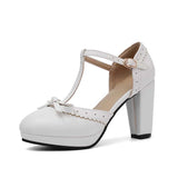 Chaussures Blanches Pin-Up