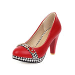 Chaussures Look Pin-up Rouges Année 50