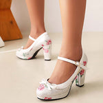 Chaussures Retro Pin Up Années 50