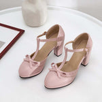 Chaussures Roses Années 50 Femme