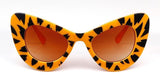 lunette oeil de chat léopard années 50