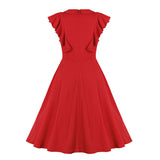 Robe Années 50 Rouge