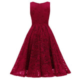Robe Cocktail Vintage Dentelle