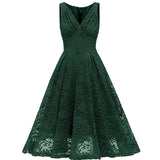 Robe Cocktail Vintage Dentelle