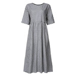 Robe Style Années 50 Grande Taille - Noir / L