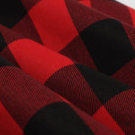 Robe Tartan Rouge et Noir Années 50