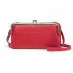 sac pochette rouge année 50